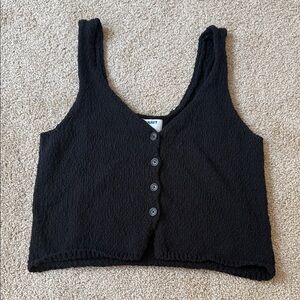 Old Navy Black Knit Tank Top